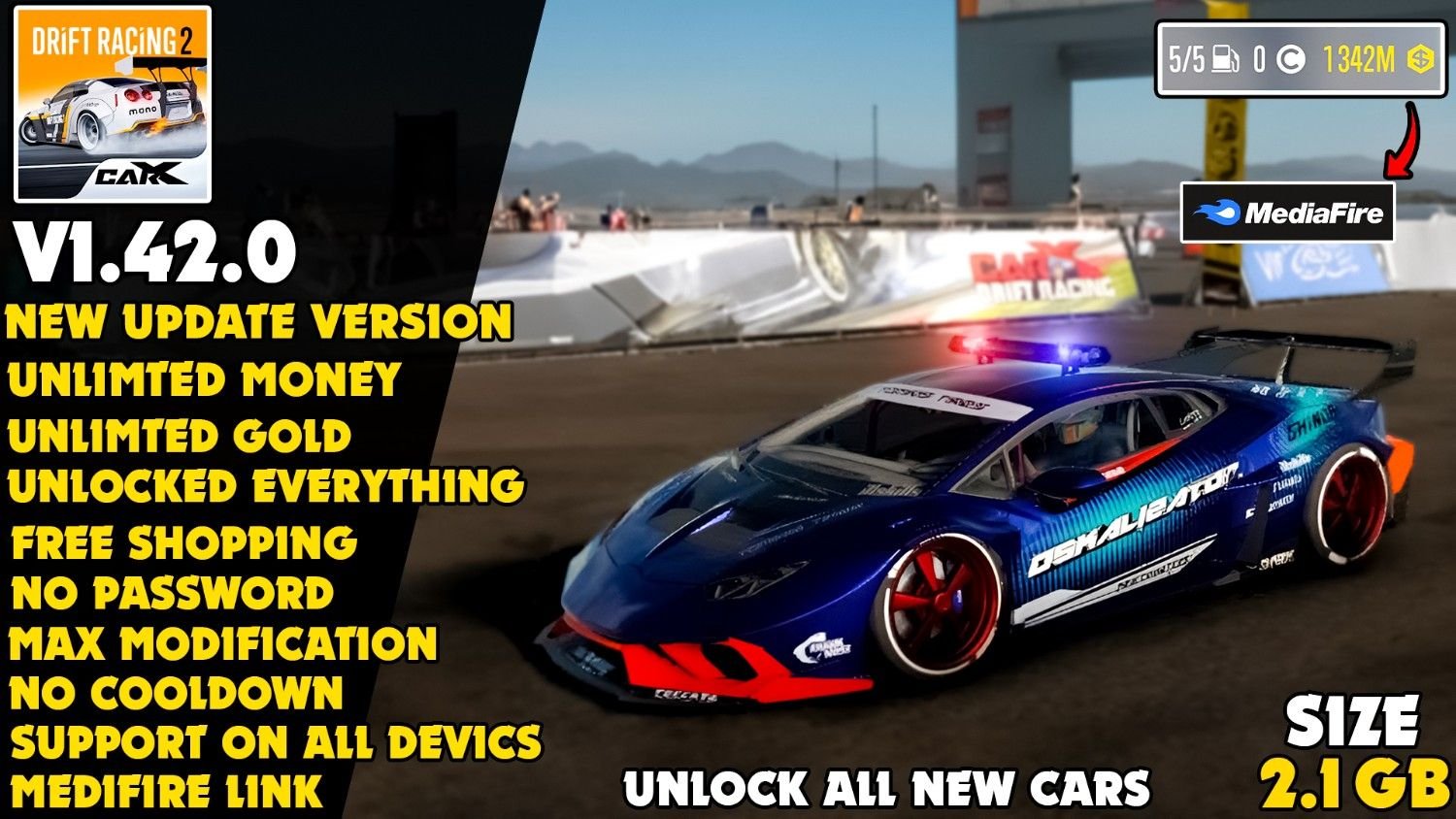 CARX DRIFT RACING 2 MOD V1.42.0 Cover