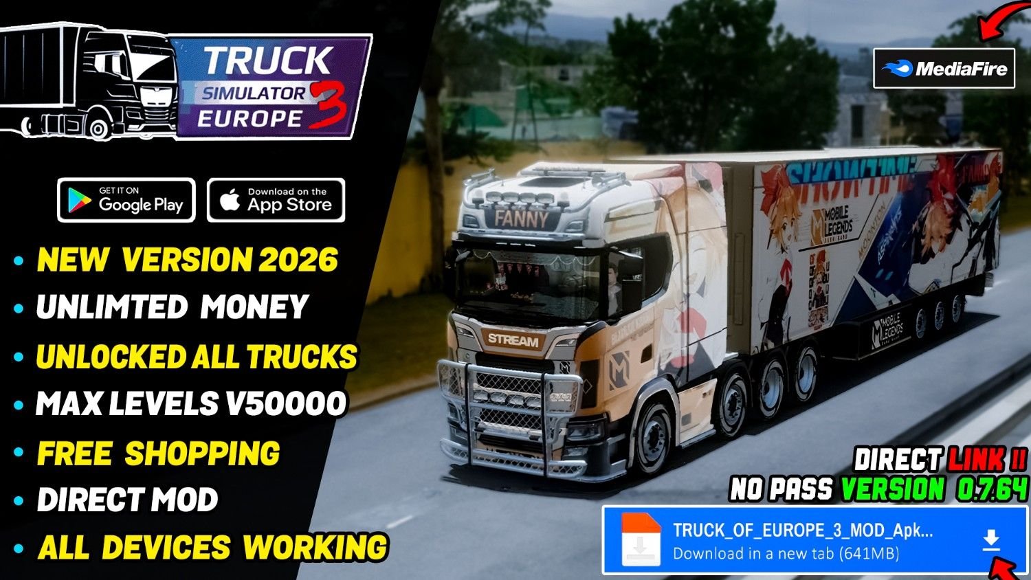 Truckers of Europe 3 Mod v0.7.41 Cover