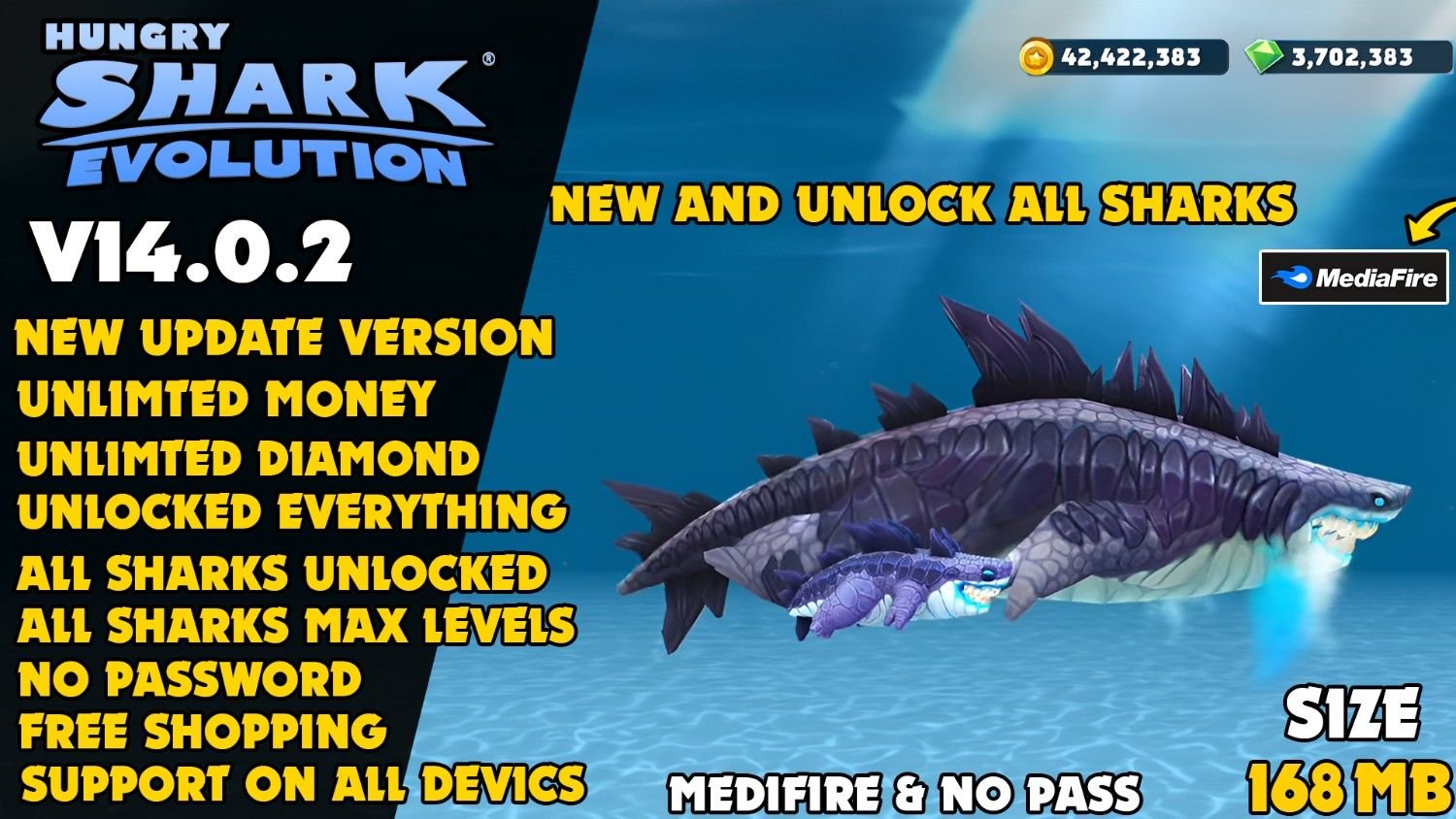 Hungry Shark Evolution Mod v14.0.2 Cover