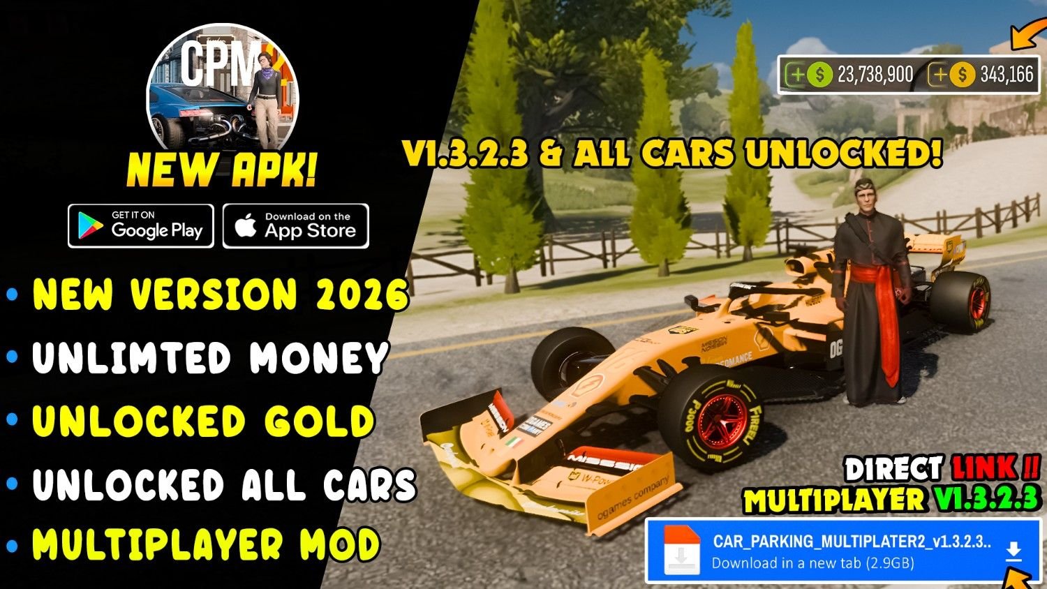 Car Parking Multiplayer 2 MOD APK  v1.3.2.3 Cover