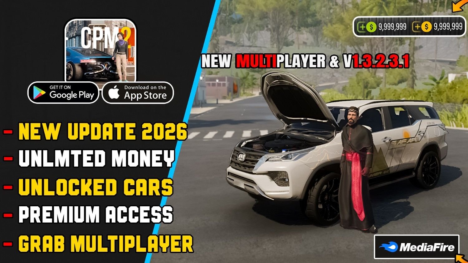 Car Parking Multiplayer 2 MOD  v1.3.2.3.1 Cover