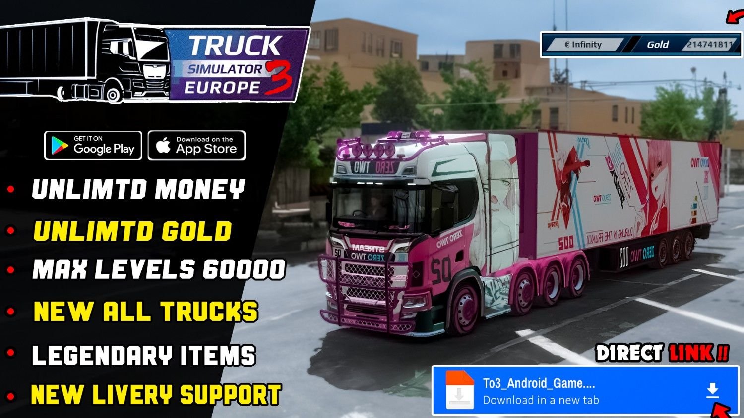 Truckers of Europe 3 Mod v0.7.64 Cover